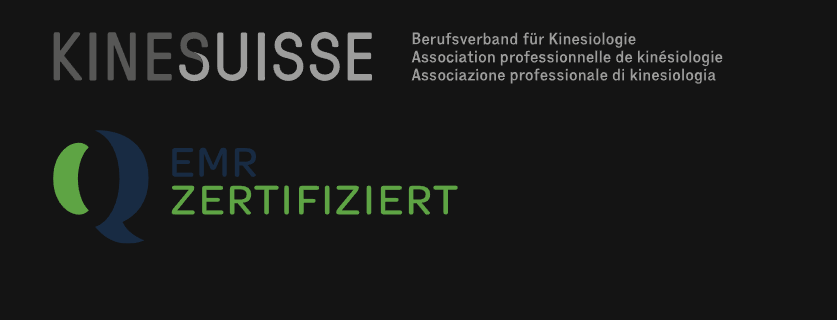 Kinesuisse und EMR Zertifiziert - Anerkannte Kinesiologin